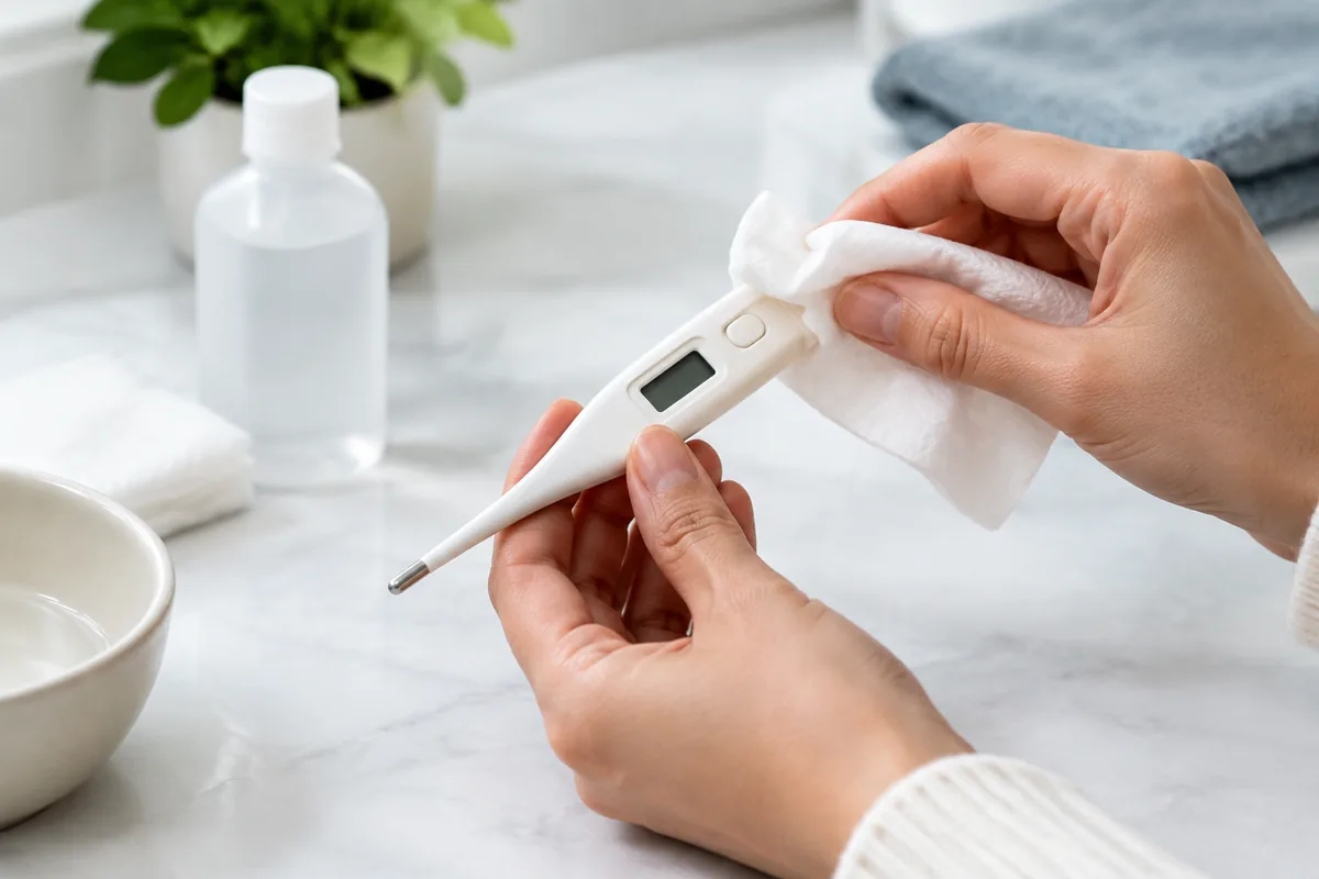 Comment nettoyer un thermomètre médical après chaque utilisation ?